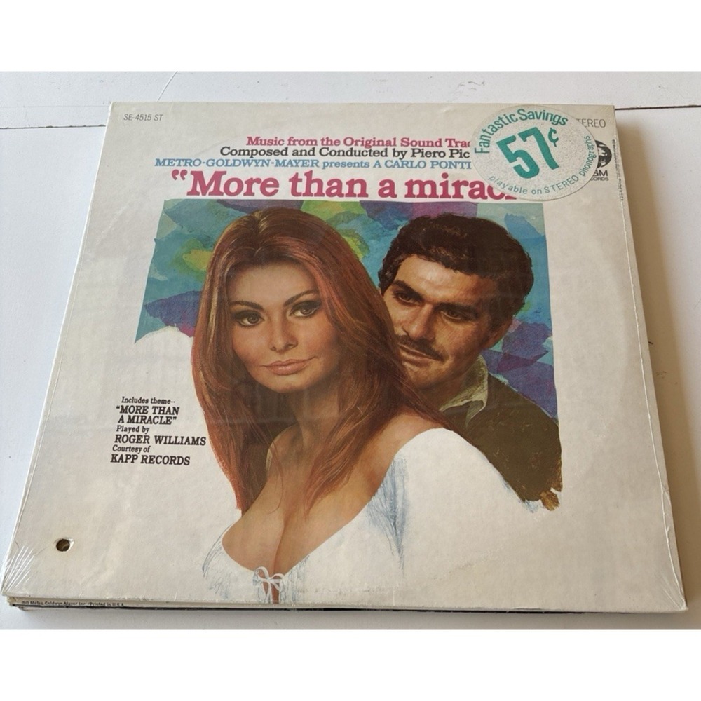 MORE THAN A MIRACLE 1967 PIERO PICCIONI MINT SOUNDTRACK VINYL LP SEALED (L48)